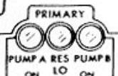 Primary Pump Lights