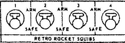 Retorgrade Rocket Squib Arm-Safe Switches